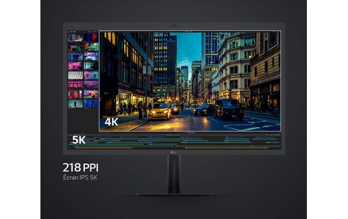 Écran 27" LG UltraFine 27MD5KLP-B - 5K Thunderbolt 3