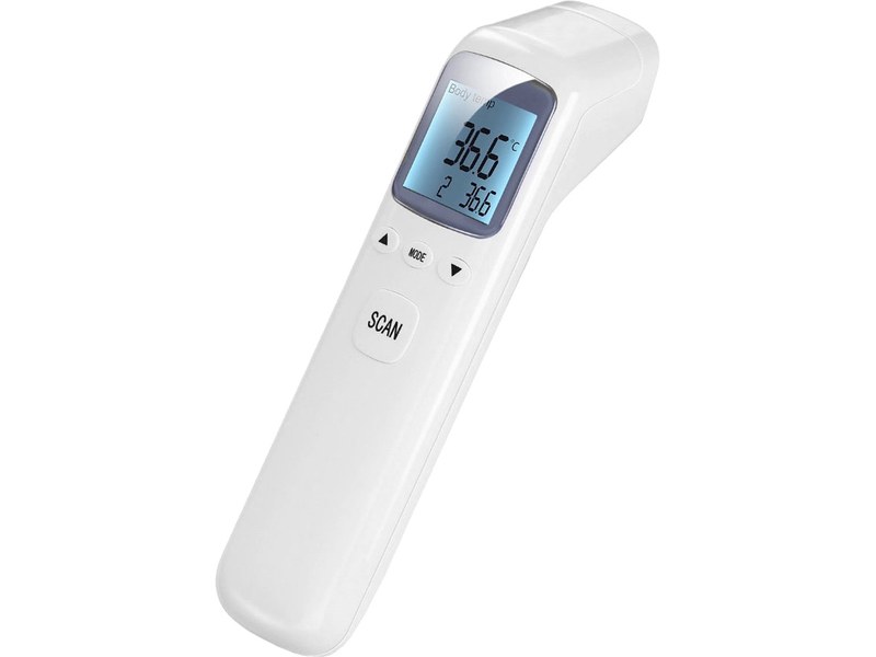 Thermomètre Infrarouge Auriculaire Adultes, Mesure de Température Sans Contact pour Bébé KKmoon Thermomètre Frontal Infrarouge Numérique Plage de Mesure: 32 ° C - 42,5 ° C Enfants 