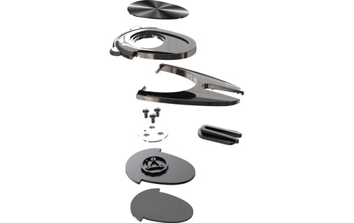 Support 2-en-1 pour iPhone SKT-H03 Rouge - Support voiture et bureau