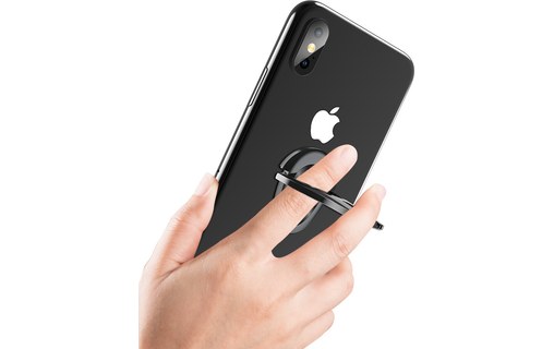 Support 2-en-1 pour iPhone SKT-H04 Rouge - Support voiture et bureau