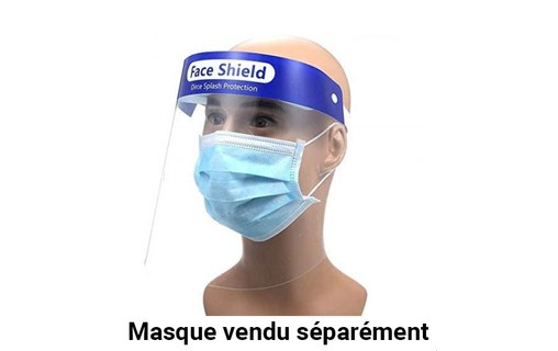 Visière de protection anti-projections et anti-buée - Lot de 5 pièces
