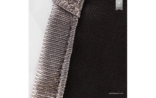 Masque de protection Enfant noir Kajsa lavable avec filtres FFP2 jetables