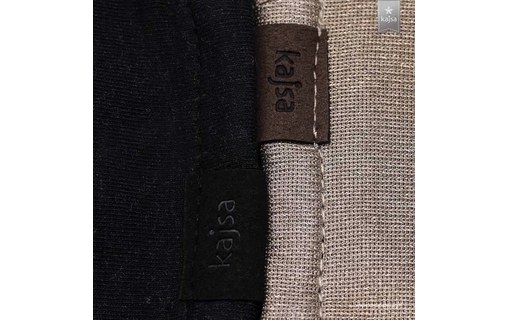 Masque de protection Enfant noir Kajsa lavable avec filtres FFP2 jetables