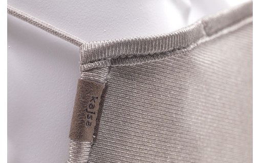 Masque de protection Enfant noir Kajsa lavable avec filtres FFP2 jetables