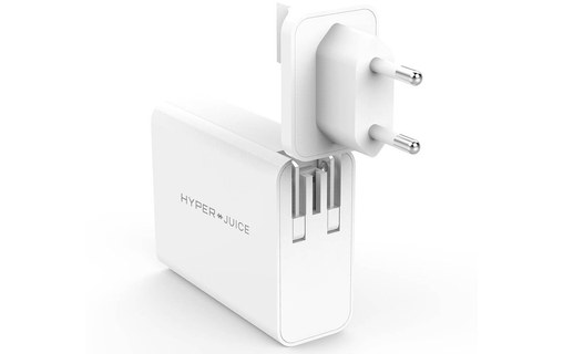 HyperJuice chargeur 100 W GaN 4 ports & câbles USB-C + 3x Lightning