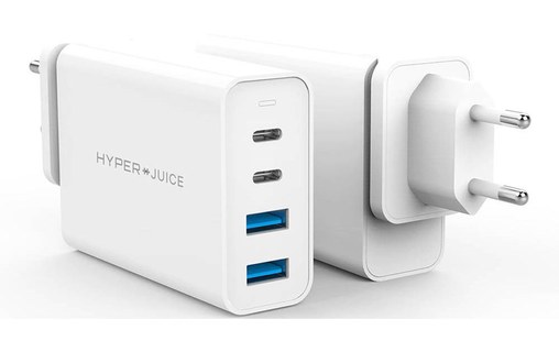 HyperJuice chargeur 100 W GaN 4 ports & câbles USB-C + 3x Lightning