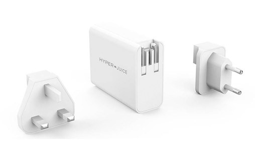 HyperJuice chargeur 100 W GaN 4 ports & câbles USB-C + 3x Lightning