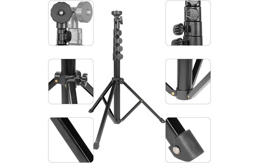 Trépied selfie avec Ring Light 10" pour iPhone et smartphone 4,7" à 6,5"