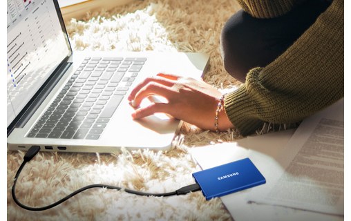 Samsung T7 2 To Gris Titane - SSD externe portable USB-C & USB-A