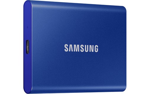 Samsung T7 2 To Bleu - SSD externe portable USB-C & USB-A