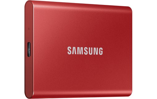 Samsung T7 1 To Rouge - SSD externe portable USB-C & USB-A