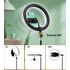 Trépied selfie avec Ring Light 10" pour iPhone et smartphone 4,7" à 6,5"