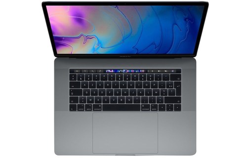 MacBook Pro 15" (2018) i7 2,2 GHz 16 Go SSD 256 Go Gris sidéral RP 555X
