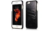 Etui ICARER en cuir de luxe Vintage Baroque Noir iPhone 6 Plus/6s Plus