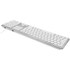 Macally WKEYHUBMB-FR - Clavier Mac USB AZERTY ultra fin avec 2 ports USB