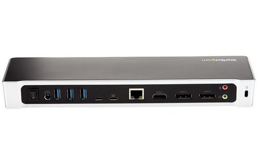 StarTech.com Station d'accueil USB Type-C à triple affichage avec 5 ports USB 3.