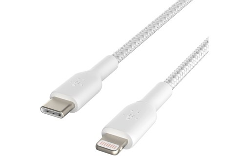 Belkin CAA004BT1MWH câble Lightning 1 m Blanc