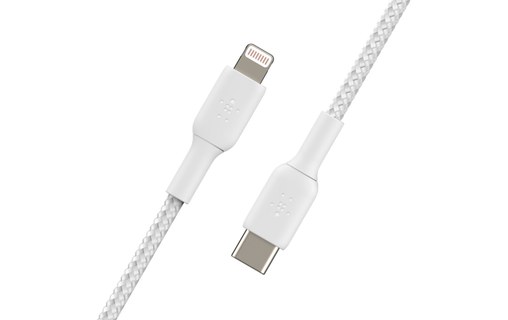 Belkin CAA004BT2MWH câble Lightning 2 m Blanc