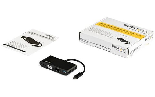StarTech.com Adaptateur multiport USB-C pour ordinateur portable - VGA, USB 3.0,