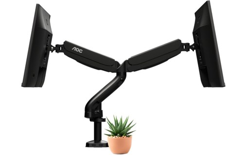 AOC AD110D0 support pour écran plat pour bureau 68,6 cm (27") Noir