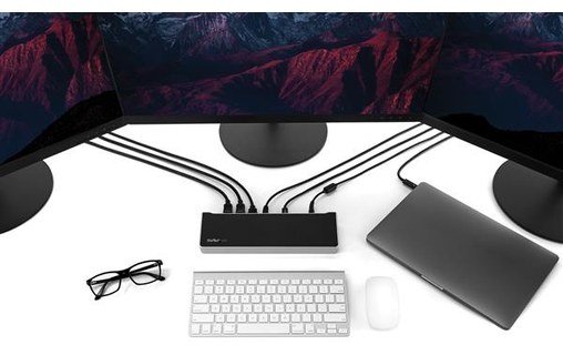 StarTech.com Station d'accueil USB Type-C à triple affichage avec 5 ports USB 3.