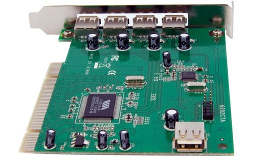 StarTech.com Carte Adaptateur PCI vers 7 Ports USB 2.0 - Interne Externe
