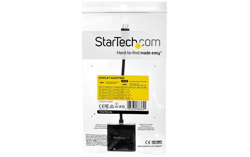StarTech.com CDP2DP14UCPB adaptateur graphique USB 7680 x 4320 pixels Noir