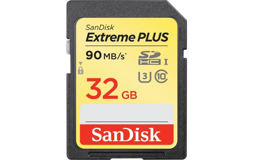 Sandisk ExtremePlus mémoire flash 32 Go SDHC Classe 10 UHS-I
