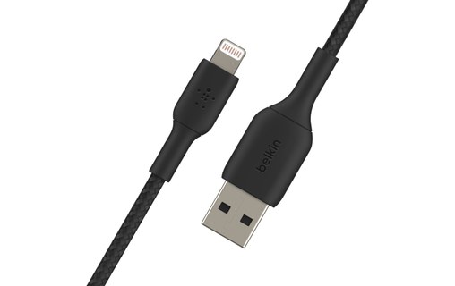 Belkin CAA002BT3MBK câble Lightning 3 m Noir