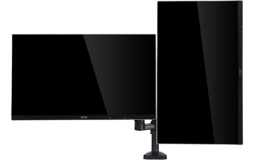 AOC AD110D0 support pour écran plat pour bureau 68,6 cm (27") Noir