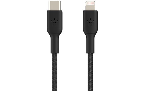 Belkin CAA004BT1MBK câble Lightning 1 m Noir