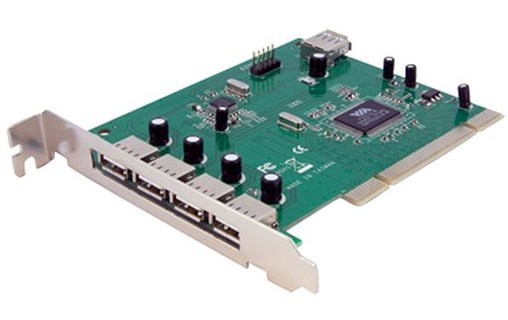 StarTech.com Carte Adaptateur PCI vers 7 Ports USB 2.0 - Interne Externe
