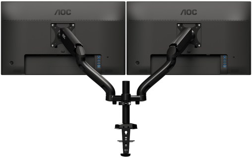 AOC AD110D0 support pour écran plat pour bureau 68,6 cm (27") Noir
