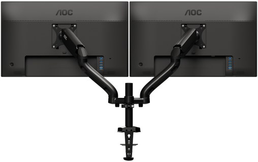 AOC AD110D0 support pour écran plat pour bureau 68,6 cm (27") Noir
