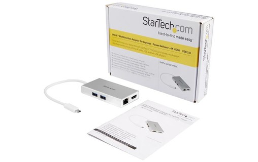 StarTech.com Adaptateur multiport USB-C pour ordinateur portable - Power Deliver