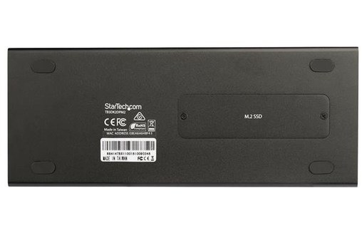 StarTech.com TB3DK2DPM2 station d'accueil Avec fil USB 3.2 Gen 1 (3.1 Gen 1) Typ