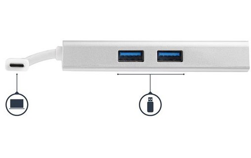 StarTech.com Adaptateur multiport USB-C pour ordinateur portable - Power Deliver