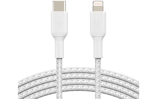 Belkin CAA004BT2MWH câble Lightning 2 m Blanc