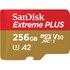 Sandisk 256GB Extreme Plus microSDXC mémoire flash 256 Go Classe 10