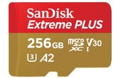 Sandisk 256GB Extreme Plus microSDXC mémoire flash 256 Go Classe 10