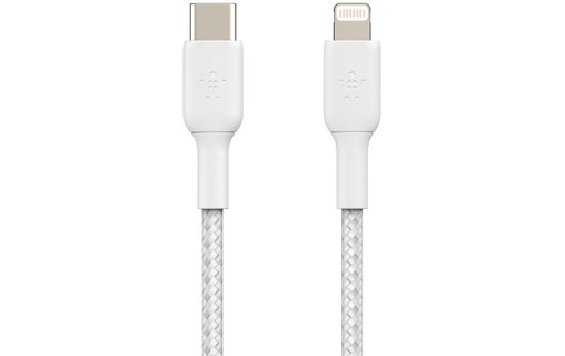 Belkin CAA004BT2MWH câble Lightning 2 m Blanc
