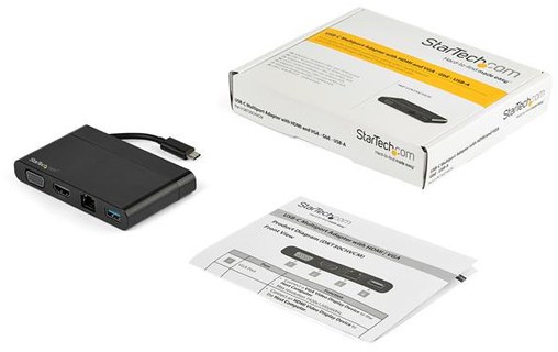StarTech.com Adaptateur multiport AV numérique avec sorties vidéo HDMI et VGA -