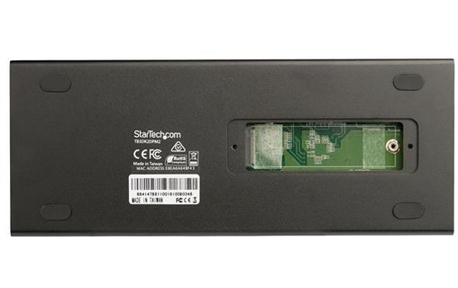 StarTech.com TB3DK2DPM2 station d'accueil Avec fil USB 3.2 Gen 1 (3.1 Gen 1) Typ