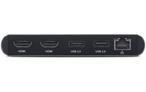 OWC Thunderbolt 3 mini Dock - Thunderbolt 3 vers HDMI 2.0, Gigabit Ethernet, USB