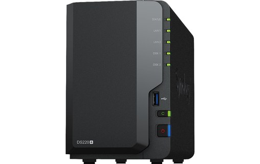 DS220+ 24To Synology - Serveur NAS avec disques durs 2x12To