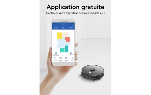 Proscenic M7 Pro - Robot aspirateur laveur connecté Wi-Fi