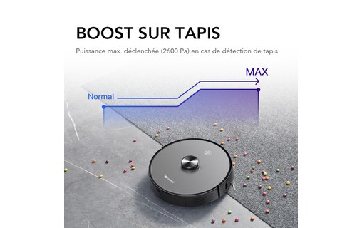 Proscenic M7 Pro - Robot aspirateur laveur connecté Wi-Fi