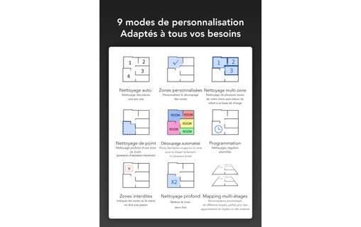 Proscenic M7 Pro - Robot aspirateur laveur connecté Wi-Fi