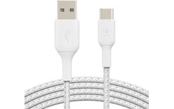 Belkin CAB002BT3MWH câble USB 3 m USB A USB C Blanc