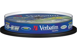Verbatim CD-RW 12x 700 Mo 10 pièce(s)